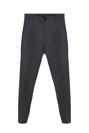 Dark Grey virgin wool blend Riccardo trousers BE ABLE | RICCARDOCCMLRPIOMBO